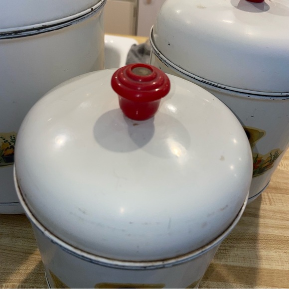 Vintage counter canister set - Picture 6 of 7